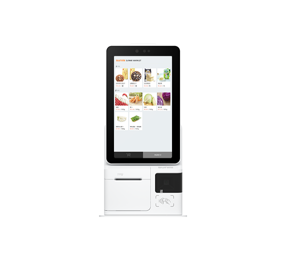 K2-Smart Kiosk Terminal SUNMI K2 EN(RK3399,16+4GB, Pro Scanner,80
Printer, NFC,FACE Camera,Wall hanger)