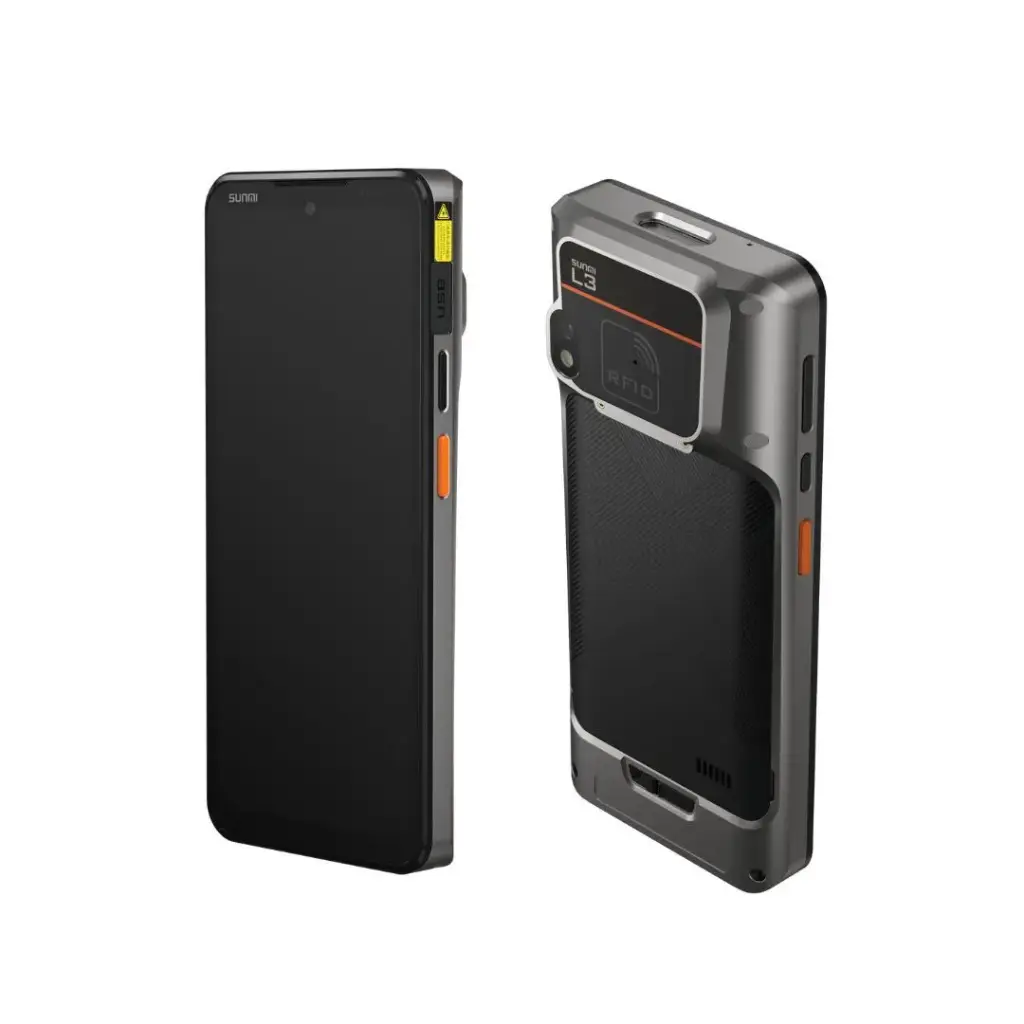 L3-Smart Mobile Terminal SUNMI L3 EN(Octa-Core, 6.75,6GB+128GB,13M
Rear+5M Front Camera,GL 4G,NFC(dual),Fingerprint,SE4710,Standby power change,GMS-EDLA,US Adapter)