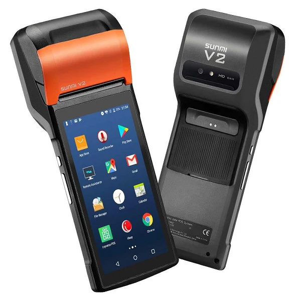 V2 Pro Sunmi logo V2 PRO EN (scanner, NFC, No SIM Card, 5M Camera,America 4G)
