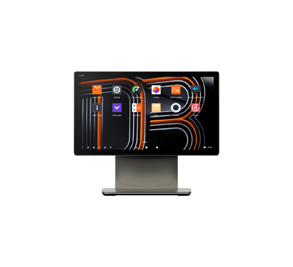 D3 PRO-Smart Desktop Terminal SUNMI D3 PRO US(QCM4325,15.6HD,4GB+64GB,Wi-
Fi,Fingerprint,GMS-EDLA,US Adapter)
